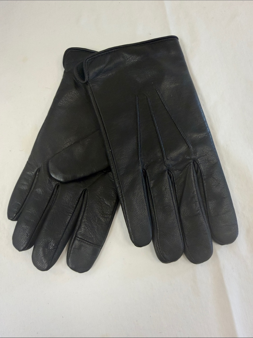 Men's Black Leather Dress Gloves